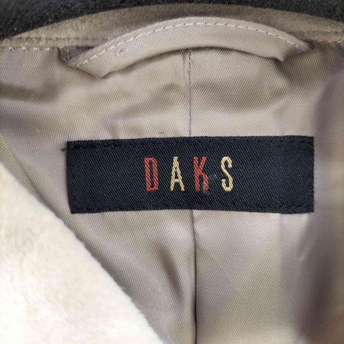 ダックス DAKS 襟裏チェック フェイクレザージャケット メンズ JPN:M