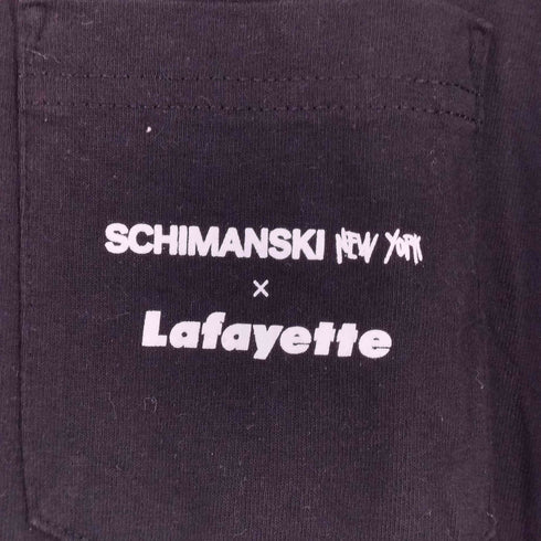 ラファイエット Lafayette SCHIMANSKI バックビッグプリント S/S Tシャツ メンズ JPN:XL