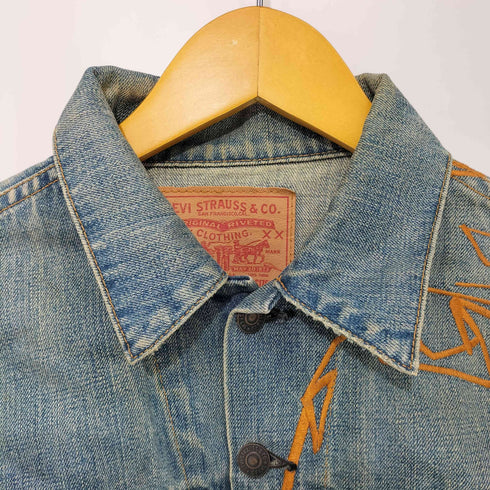 リーバイス Levis 00S 00年製 日本製 70505-0217 リメイク デニム トラッカー ジャケット メンズ 40