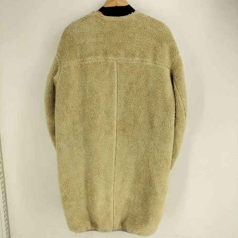 マカフィー MACPHEE アクリルボア Vネックロングブルゾン レディース JPN:36