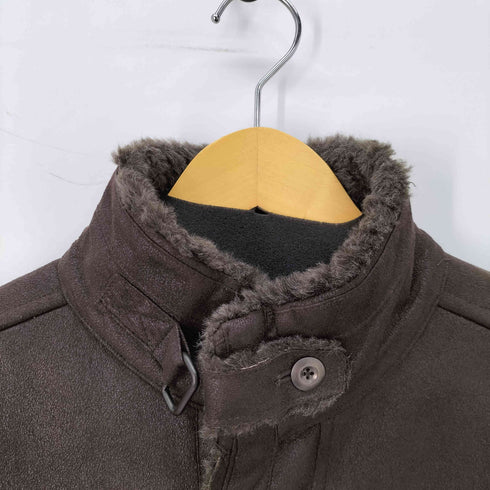 カルバンクラインジーンズ Calvin Klein Jeans 裏地ボア フェイクムートンジャケット Y2K メンズ JPN:L