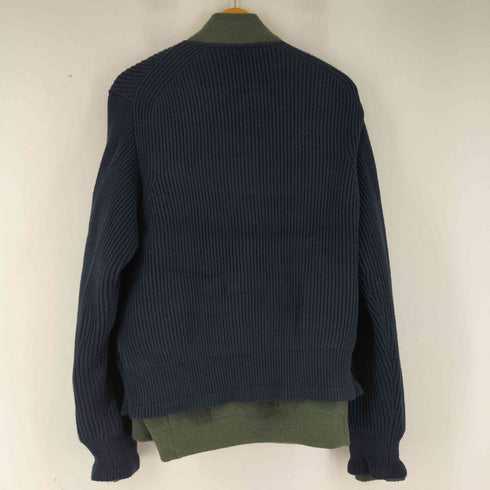 サカイ Sacai Nylon Twill x Knit Cardigan メンズ JPN:2