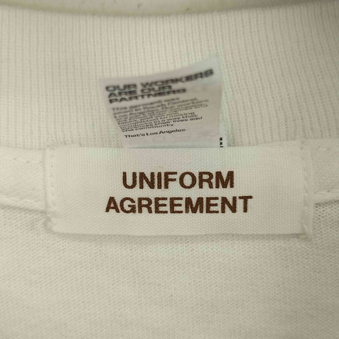 UNIFORM AGREEMENT フロントプリント S/S Tシャツ メンズ 2XL