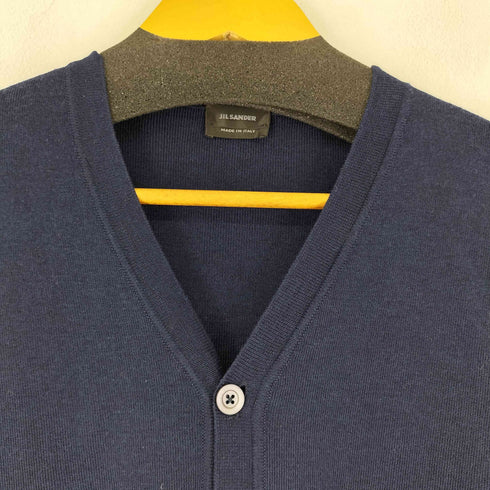 ジルサンダー JIL SANDER RAF SIMONS期 シルク混 ウールカーディガン メンズ 44