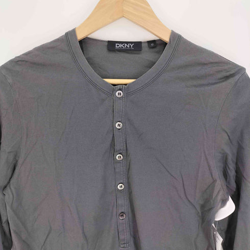 ダナキャランニューヨーク DKNY ヘンリーネック L/S カットソー Y2K レディース import:M