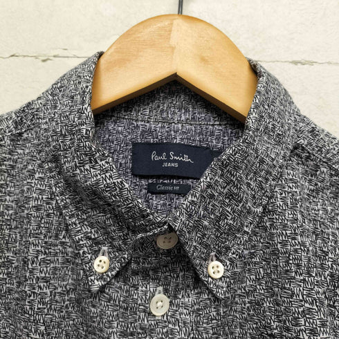 ポールスミスジーンズ Paul Smith JEANS CLASSIC FIT 総柄BDシャツ メンズ M