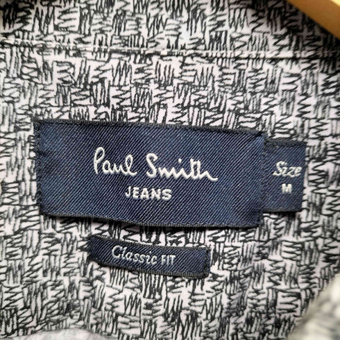 ポールスミスジーンズ Paul Smith JEANS CLASSIC FIT 総柄BDシャツ メンズ M