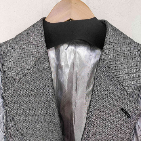 コムデギャルソンオムプリュス COMME des GARCONS HOMME PLUS 21SS Metal Outlaw メタルアウトロー 再構築 2B テーラードジャケット メンズ JPN:M