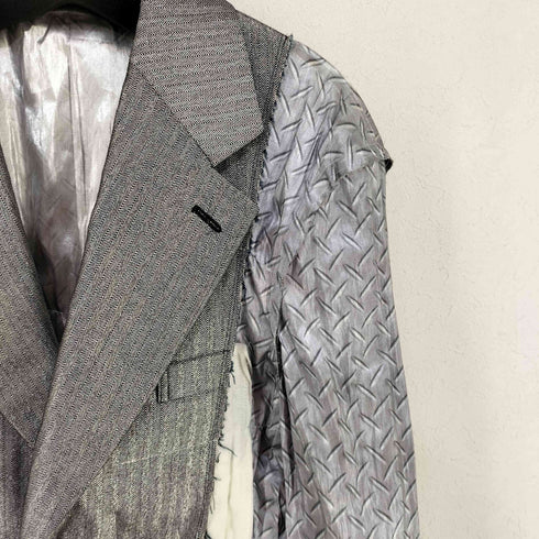 コムデギャルソンオムプリュス COMME des GARCONS HOMME PLUS 21SS Metal Outlaw メタルアウトロー 再構築 2B テーラードジャケット メンズ JPN:M