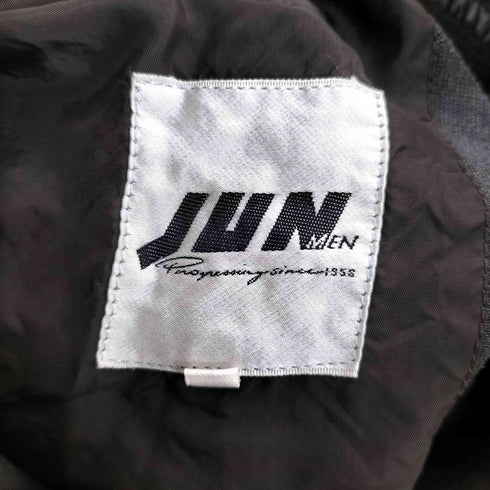 ジュンメン JUN MEN 80s バック刺繍 リネン レーヨン混 ボンバージャケット メンズ JPN:M