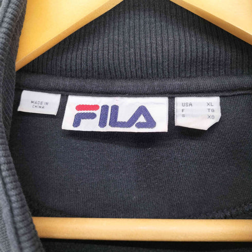 フィラ FILA ロゴ刺繍スウェットジャケット メンズ XL