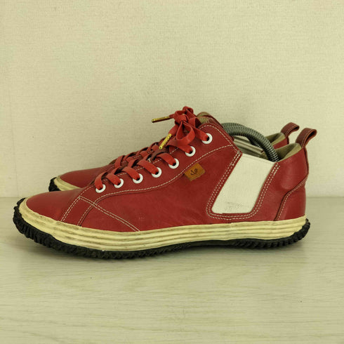 スピングルムーブ SPINGLE MOVE カンガルーレザー サイドゴア ミドルカット スニーカー メンズ M 25.5