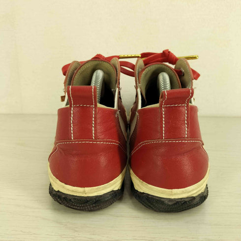 スピングルムーブ SPINGLE MOVE カンガルーレザー サイドゴア ミドルカット スニーカー メンズ M 25.5