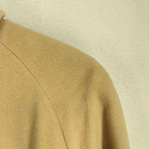 アクアスキュータム AQUASCUTUM イングランド製 アンゴラカシミヤ ステンカラーコート レディース