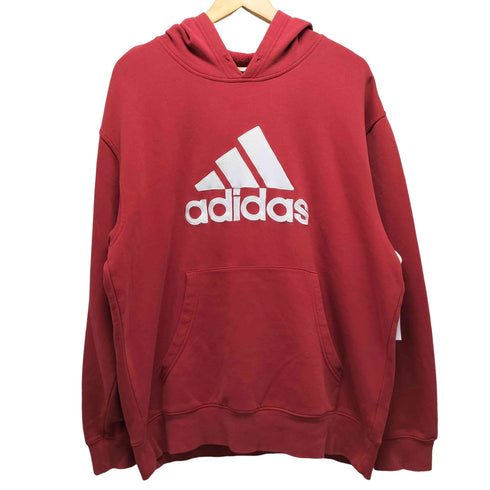 アディダス adidas 00s パフォーマンスロゴ刺繍プルオーバーパーカー メンズ 2XO