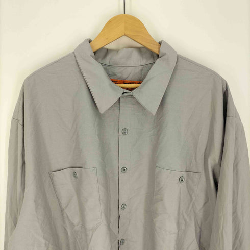レッドキャップ RED KAP 00S INDUSTRIAL WORK SHIRT インダストリアル ワーク シャツ メンズ 4XL