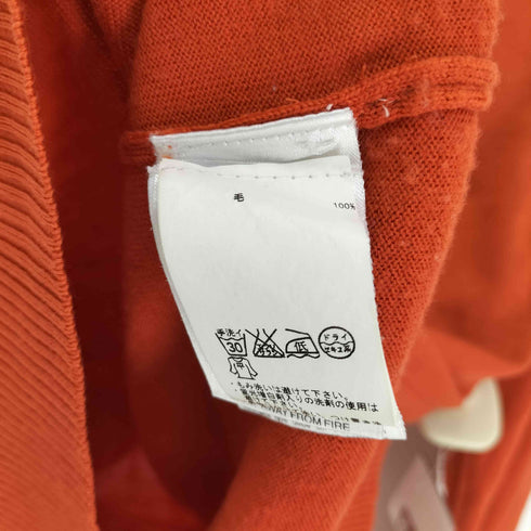 ジェイリンドバーグ J.LINDEBERG ロゴ刺繍 リブ編み ウールニット メンズ import:XL