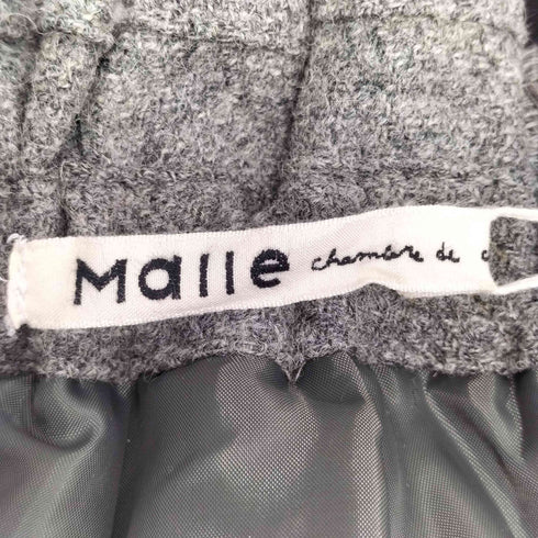 マルシャンブルドゥシャーム Malle chambre de charme Mallalieus サイドリボン ウールマキシスカート レディース FREE