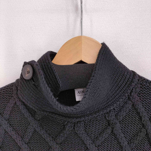 アルマーニコレツィオーニ ARMANI COLLEZIONI チンスト ケーブルニット メンズ EUR:46