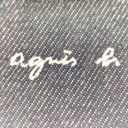 アニエスベーボヤージュ agnes b. VOYAGE ロゴ デニム ハンドバッグ レディース