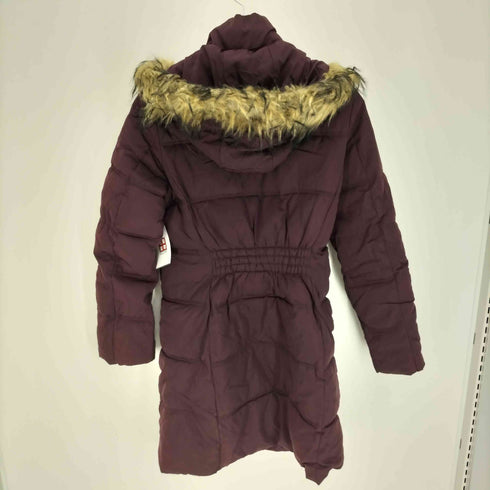 トミーヒルフィガー TOMMY HILFIGER ロゴパッチ フェイクファー パテッドコート レディース import:XS