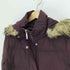 トミーヒルフィガー TOMMY HILFIGER ロゴパッチ フェイクファー パテッドコート レディース import:XS