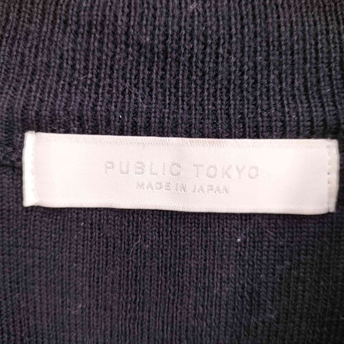 パブリックトウキョウ PUBLIC TOKYO スリーブシアーハイネックリブ レディース FREE
