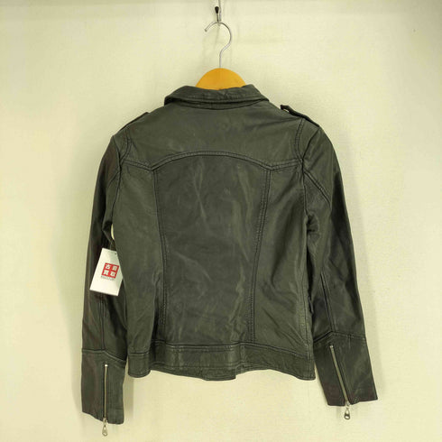 ドマ DOMA レザーライダースジャケット レディース import:S