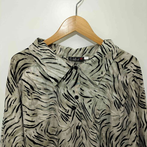 si belle et... 総柄 L/S シャツ レディース
