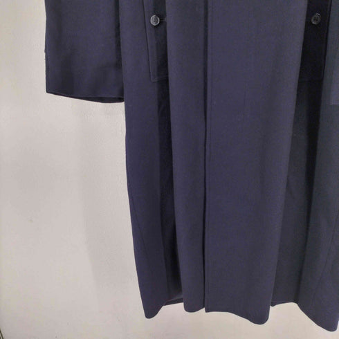 HOUSE OF CASHMERE イングランド製 カシミヤ 100 比翼 ステンカラーコート メンズ 38