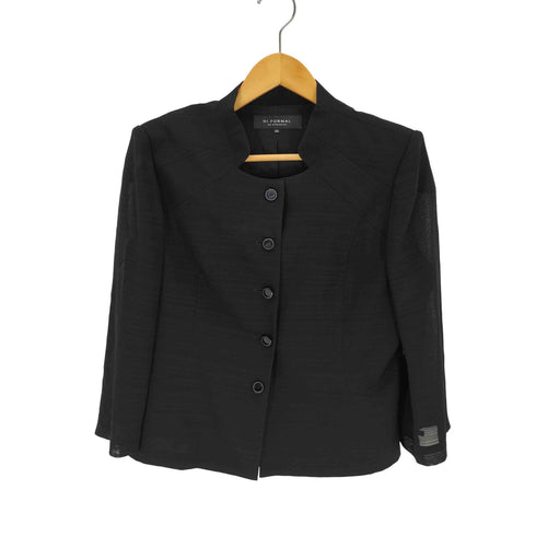 ジバンシィ GIVENCHY HI FORMAL シアー切替ノーカラージャケット レディース 16