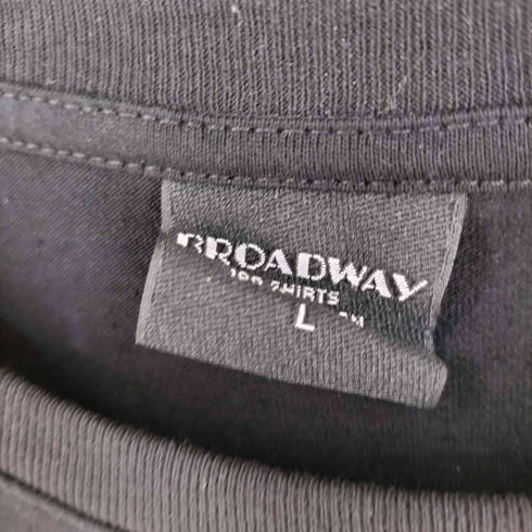 ブロードウェイ BROADWAY バンドプリント Tシャツ バンT メンズ import:L