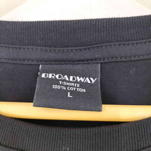 ブロードウェイ BROADWAY バンドプリント Tシャツ バンT メンズ import:L