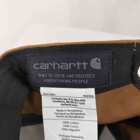 カーハート Carhartt Firm Duck Flat Brim Cap ダック フラット ブリム キャップ メンズ ONE SIZE