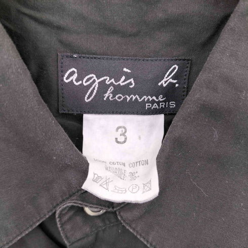 アニエスベーオム Agnes b.homme S/S コットン半袖シャツ メンズ JPN:3