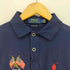 ポロラルフローレン POLO RALPH LAUREN CUSTOM SLIM FIT 星条旗 ポニー刺繍 ポロシャツ メンズ import:S