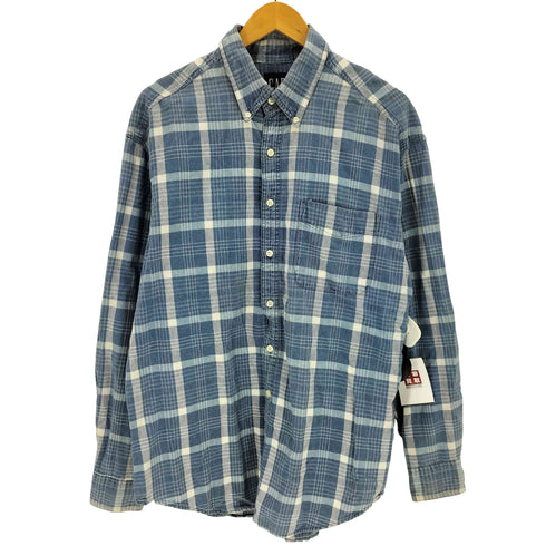 ギャップ Gap 90s OLD L/Sボタンダウンチェックシャツ メンズ JPN:L