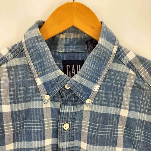 ギャップ Gap 90s OLD L/Sボタンダウンチェックシャツ メンズ JPN:L