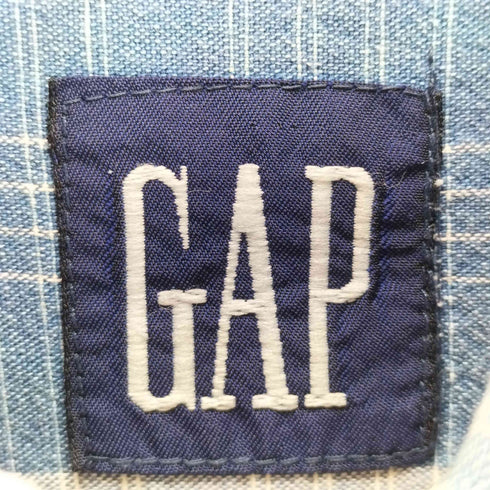ギャップ Gap 90s OLD L/Sボタンダウンチェックシャツ メンズ JPN:L