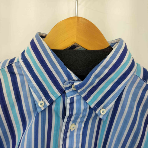 トミーヒルフィガー TOMMY HILFIGER ストライプ柄コットン半袖シャツ メンズ import:S