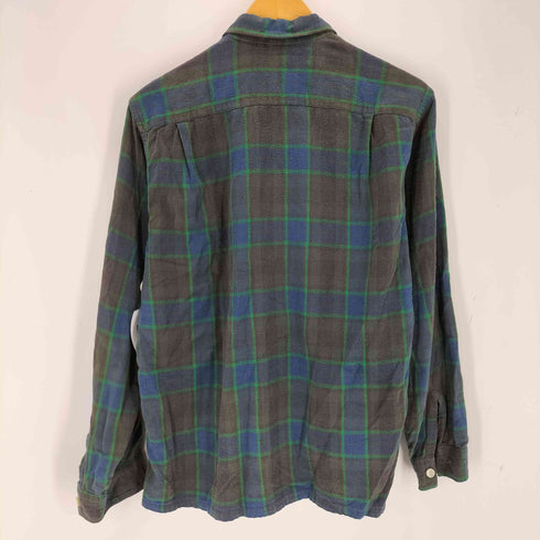 ロイヤルナイト Royal Knight 50-60s 開襟ボックスL/Sチェックネルシャツ メンズ JPN:M