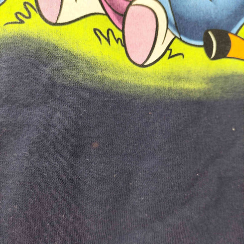 00s USキャラクター オーバーサイズ クルーネックTシャツ メンズ
