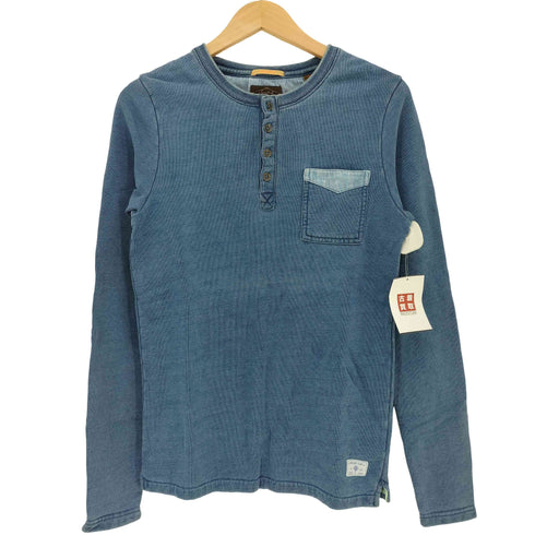 スコッチアンドソーダ SCOTCH&SODA コットン ポケット ヘンリーネックTシャツ メンズ import:S