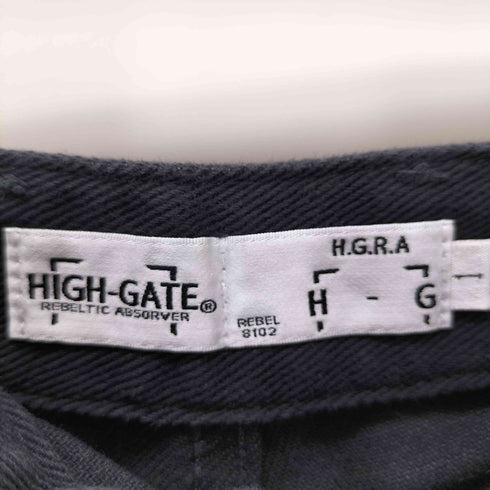 HIGH GATE ドッキングブラックデニム メンズ JPN:1