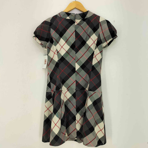 バーバリーブルーレーベル BURBERRY BLUE LABEL ノバチェック ダブルボタン ミニワンピース レディース JPN:38