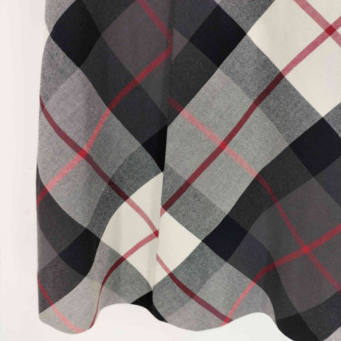 バーバリーブルーレーベル BURBERRY BLUE LABEL ノバチェック ダブルボタン ミニワンピース レディース JPN:38