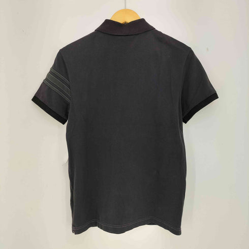 モンクレール MONCLER フロントロゴワッペンポロシャツ 後染め メンズ import:M