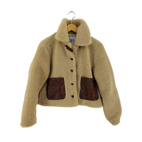 ザラ ZARA ボアジャケット レディース import:M