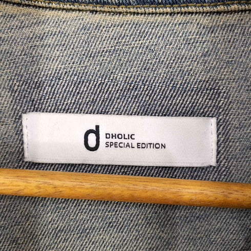 ディーホリック DHOLIC ダメージ加工デニムジャケット レディース
