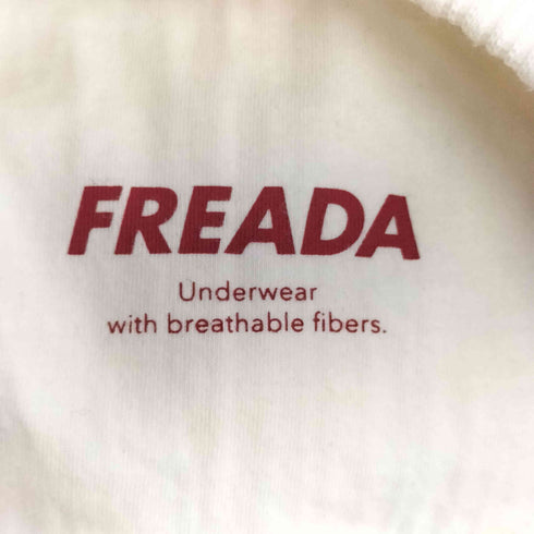 フリーダ Freada 変形ワッフル 半袖ヘンリーネック Tシャツ レディース ONE SIZE